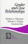 Gender and Close Relationships (SAGE Series on Close Relationships)
