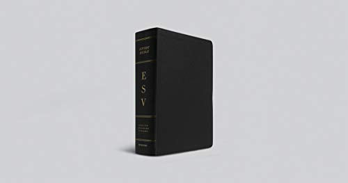 ESV Study Bible, Large Print (Genuine Leather, Black)