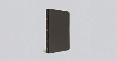 ESV Thinline Bible, Red Letter (Buffalo Leather, Deep Brown): Holy Bible, English Standard Version