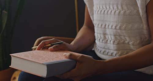 ESV Journaling Study Bible (Cloth over Board, Blush/Ochre, Floral Design): Holy Bible, English Standard Version