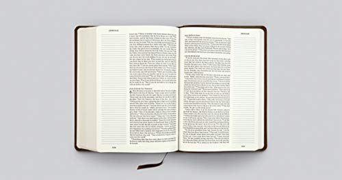 ESV Single Column Journaling Bible, Large Print (Bonded Leather, Mocha): Holy Bible, English Standard Version