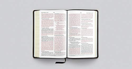 ESV Thinline Bible, Red Letter (Buffalo Leather, Deep Brown): Holy Bible, English Standard Version