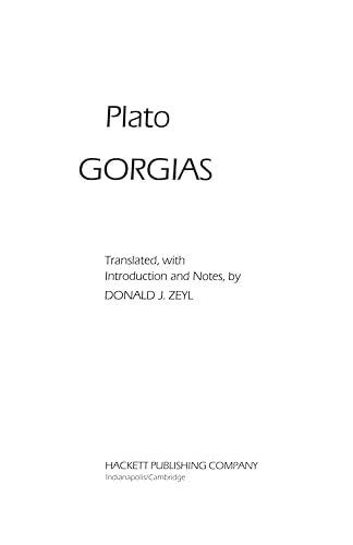Gorgias (Hackett Classics)