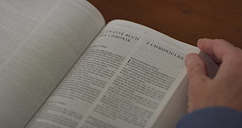 ESV German/English Parallel Bible (Luther/ESV, Dark Red)