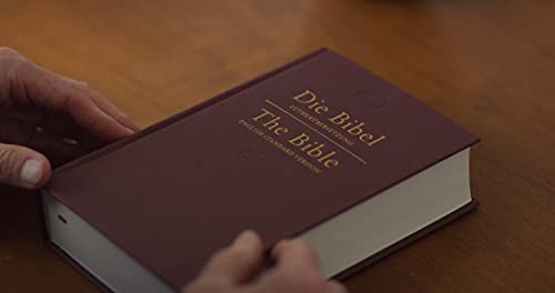 ESV German/English Parallel Bible (Luther/ESV, Dark Red)