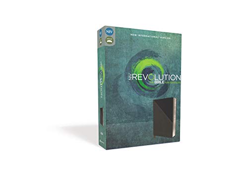 NIV, Revolution Bible, Leathersoft, Gray/Navy: The Bible for Teen Guys