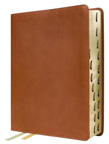 Flourish: The NIV Bible for Women, Leathersoft, Brown, Thumb Indexed, Comfort Print