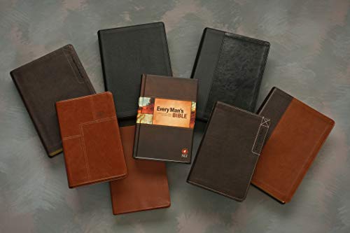 Every Man's Bible NLT, Deluxe Messenger Edition (LeatherLike, Brown)