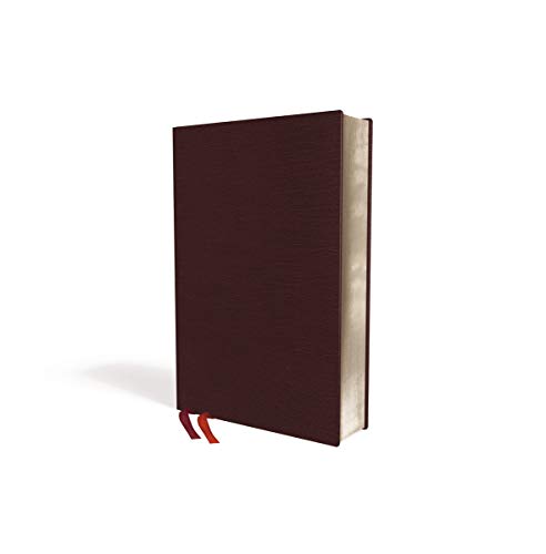 NIV, Reference Bible, Giant Print, Bonded Leather, Burgundy, Red Letter, Comfort Print
