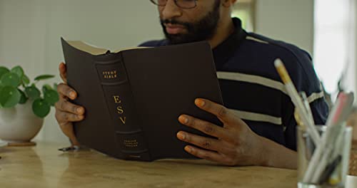 ESV Study Bible (Buffalo Leather, Deep Brown): Holy Bible, English Standard Version