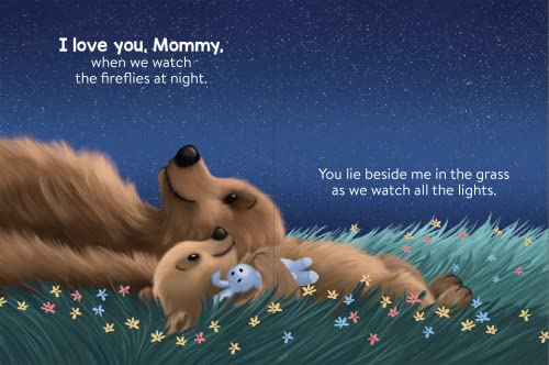 I Love You, Mommy - Children's Padded Board Book - Mom and Baby Bear