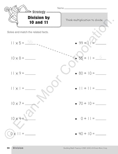 Evan-Moor Building Math Fluency, Grade 3