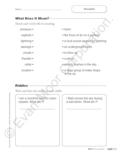 Evan-Moor Read and Understand with Leveled Texts, Grade 3