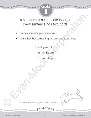 Grammar and Punctuation, Grade 2