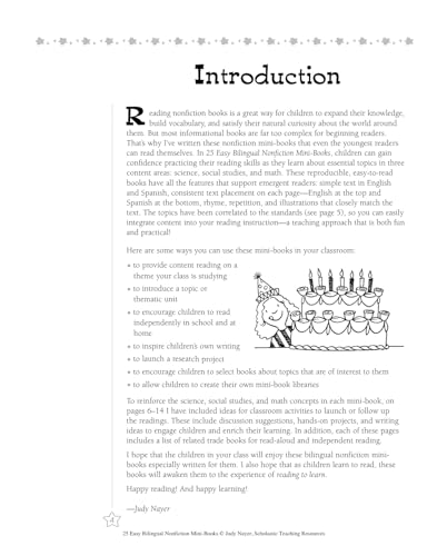 25 Easy Bilingual Nonfiction Mini-Books: Easy-to-Read Reproducible Mini-Books in English and Spanish That Build Vocabulary and Fluency―and Support the Social Studies and Science Topics You Teach