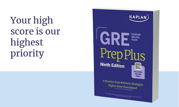 GRE Complete Ninth Edition (2026): Includes 6 Full Length Practice Tests, 2500+ Practice Questions + Online Access to 1000+ Question Bank, Video ... a Kaplan Live Online Class (Kaplan Test Prep)