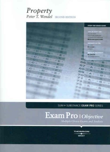 Exam Pro Objective Questions on Property (Exam Pro Series)