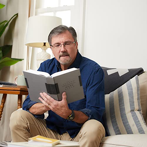 NIV, Lucado Encouraging Word Bible, Cloth over Board, Gray, Comfort Print: Holy Bible, New International Version