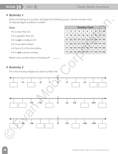 Evan-Moor Daily Math Practice, Grade 4