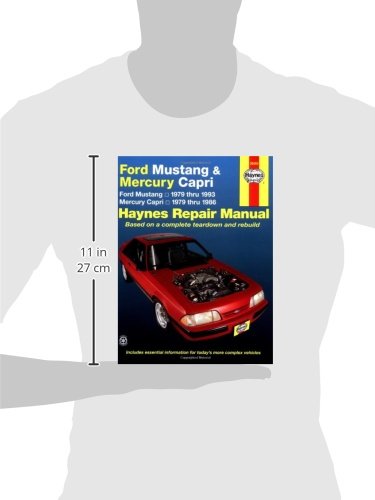 Ford Mustang, Ghia & Cobra (79-93) & Mercury Capri, Ghia & RS (79-86) with In-line 4 cyl & 6 cyl, V6 & V8 Haynes Repair Manual