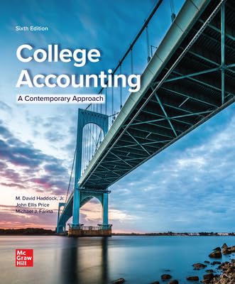 Loose Leaf For College Accounting (A Contemporary Approach)
