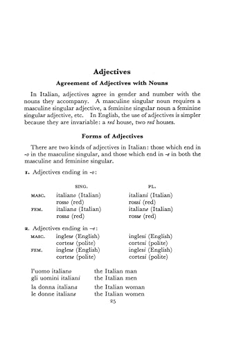 Essential Italian Grammar: All The Grammer Really Needed For Speech And Comprehension (Dover Language Guides Essential Grammar)