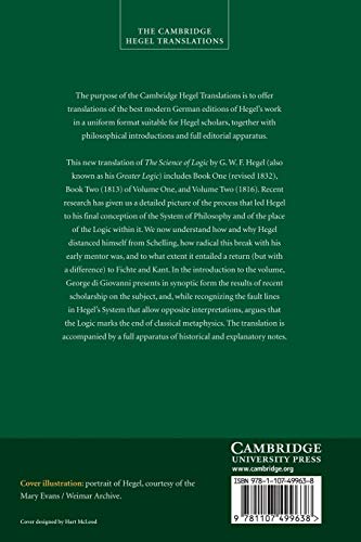 Georg Wilhelm Friedrich Hegel: The Science of Logic (Cambridge Hegel Translations)