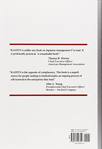 Kaizen: The Key To Japan's Competitive Success