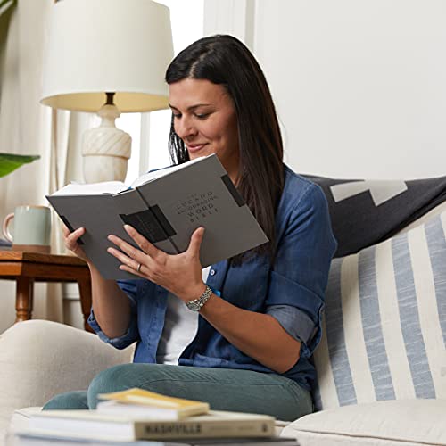 NIV, Lucado Encouraging Word Bible, Cloth over Board, Gray, Comfort Print: Holy Bible, New International Version