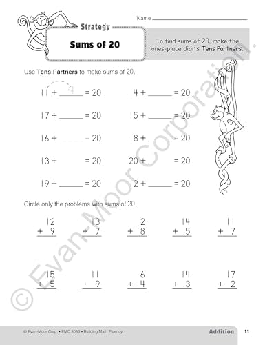 Evan-Moor Building Math Fluency, Grade 3
