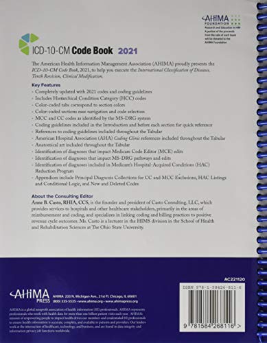 ICD-10-CM Code Book, 2021