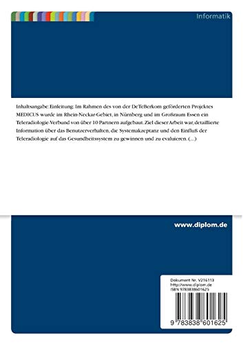 Evaluierung eines innovativen Teleradiologiesystems (German Edition)