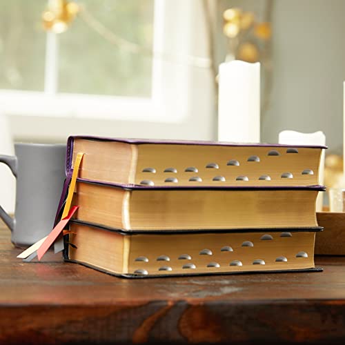 KJV, Personal Size Reference Bible, Sovereign Collection, Genuine Leather, Black, Red Letter, Thumb Indexed, Comfort Print: Holy Bible, King James Version