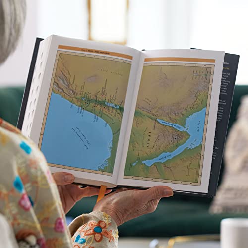 KJV, Foundation Study Bible, Large Print, Leathersoft, Brown, Red Letter, Thumb Indexed, Comfort Print: Holy Bible, King James Version