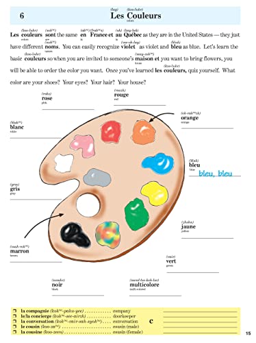 FRENCH in 10 minutes a day BOOK + AUDIO: Language course for beginning and advanced study. Includes Workbook, Flash Cards, Sticky Labels, Menu Guide, ... Grammar. Bilingual Books, Inc. (Publisher)