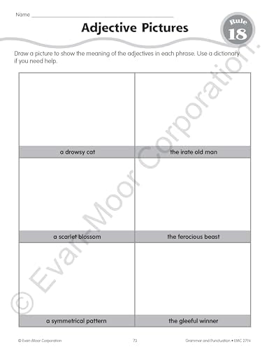 Grammar and Punctuation, Grade 4