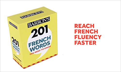 201 French Words You Need to Know Flashcards (Barron's Foreign Language Guides) (French Edition)