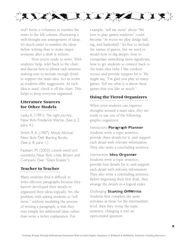 Teaching Writing Through Differentiated Instruction With Leveled Graphic Organizers (Teaching Strategies)