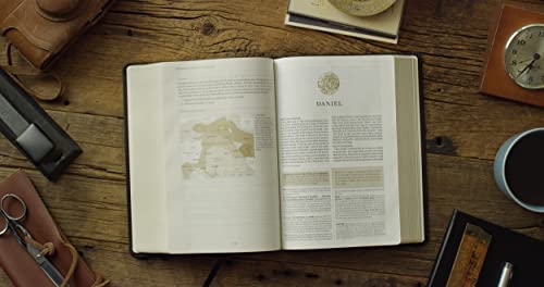 ESV Men's Study Bible (Genuine Leather, Black): Holy Bible, English Standard Version