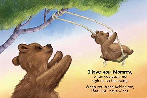 I Love You, Mommy - Children's Padded Board Book - Mom and Baby Bear