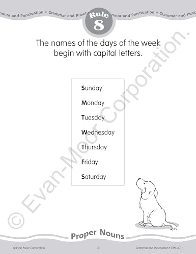 Grammar and Punctuation, Grade 1