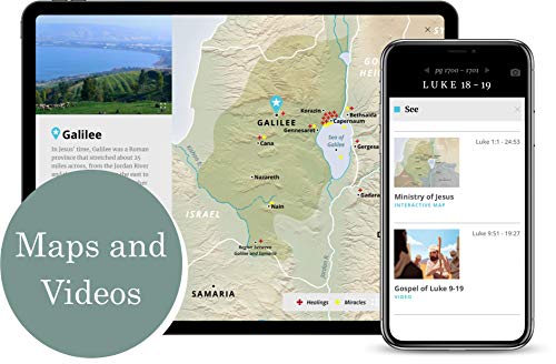 NLT Personal Size Giant Print Bible, Filament Enabled (Genuine Leather, Brown, Indexed, Red Letter): Includes Free Access to the Filament Bible App ... Notes, Devotionals, Worship Music, and Video