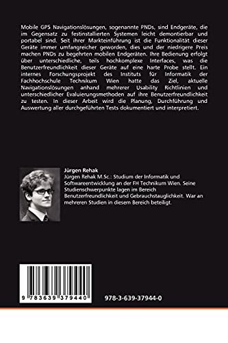 Evaluierung der Benutzerfreundlichkeit mobiler Navigationslösungen: Planung und Durchführung einer Studie (German Edition)