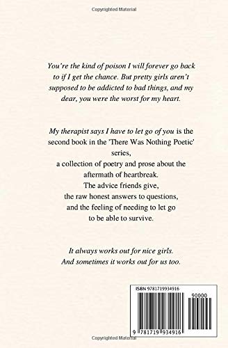 My Therapist Says I Have To Let Go Of You