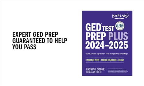 GED Test Prep 2024-2025: Includes a Diagnostic Pretest, 2 Full Length Practice Tests, 1000+ Practice Questions, and 40+ Online Videos (Kaplan Test Prep)