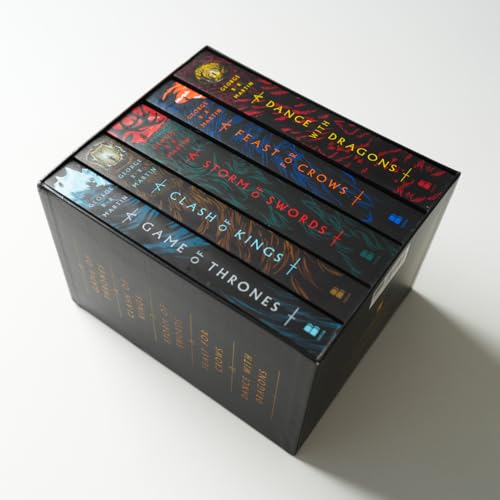 George R. R. Martin's A Game of Thrones 5-Book Boxed Set (Song of Ice and Fire Series): A Game of Thrones, A Clash of Kings, A Storm of Swords, A Feast for Crows, and A Dance with Dragons
