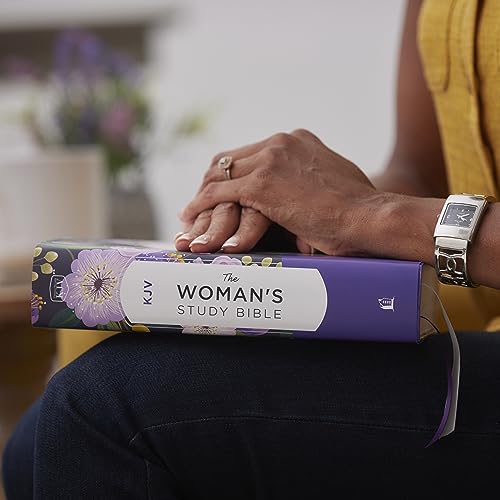 KJV, The Woman's Study Bible, Hardcover, Red Letter, Full-Color Edition, Comfort Print: Receiving God's Truth for Balance, Hope, and Transformation