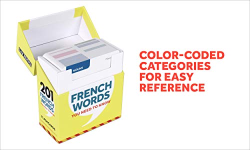 201 French Words You Need to Know Flashcards (Barron's Foreign Language Guides) (French Edition)