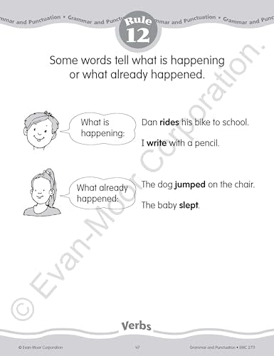 Grammar and Punctuation, Grade 1