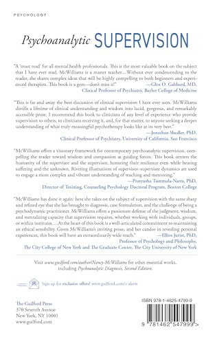 Psychoanalytic Supervision